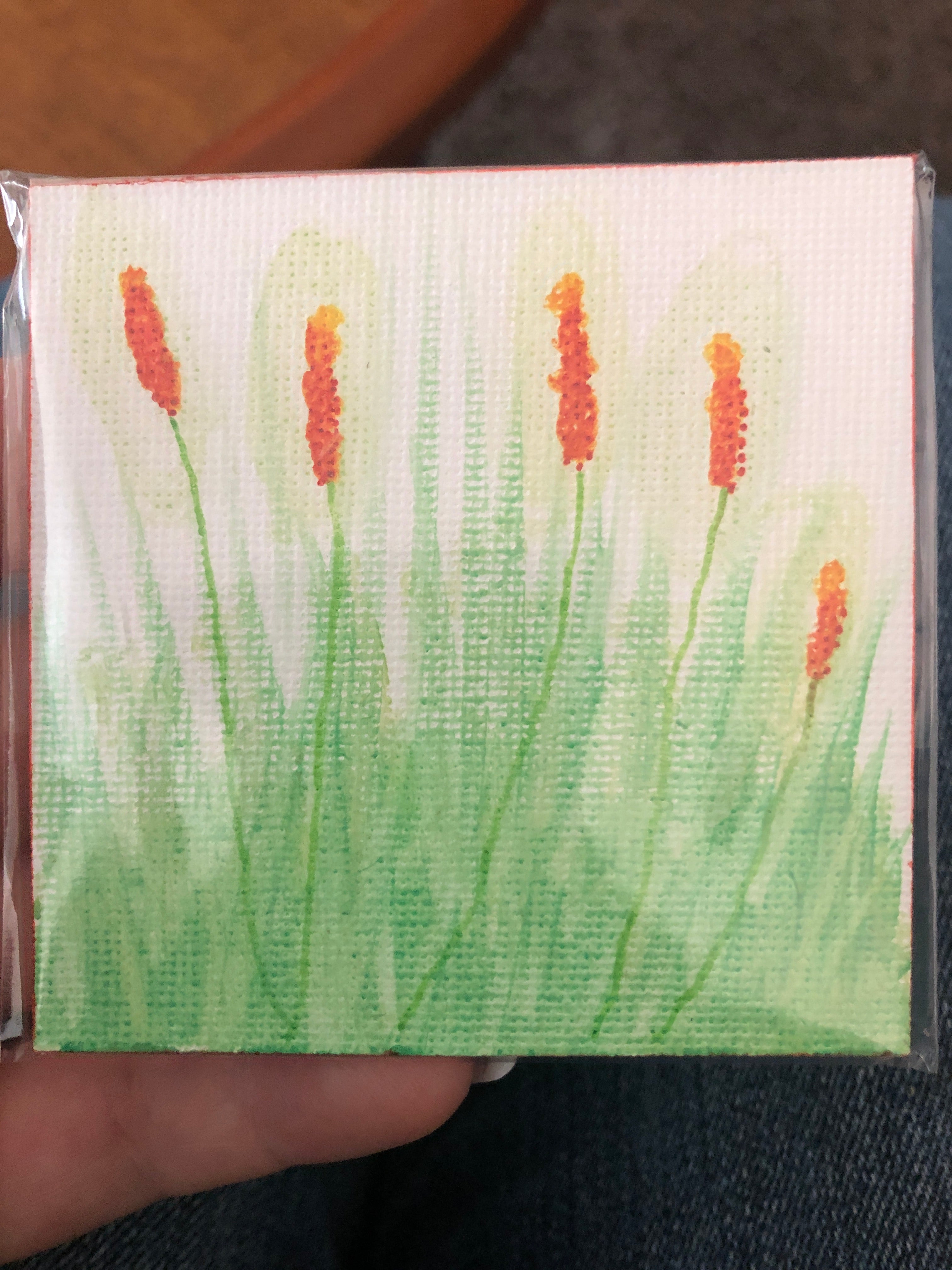 #013-Five Flaming Catails