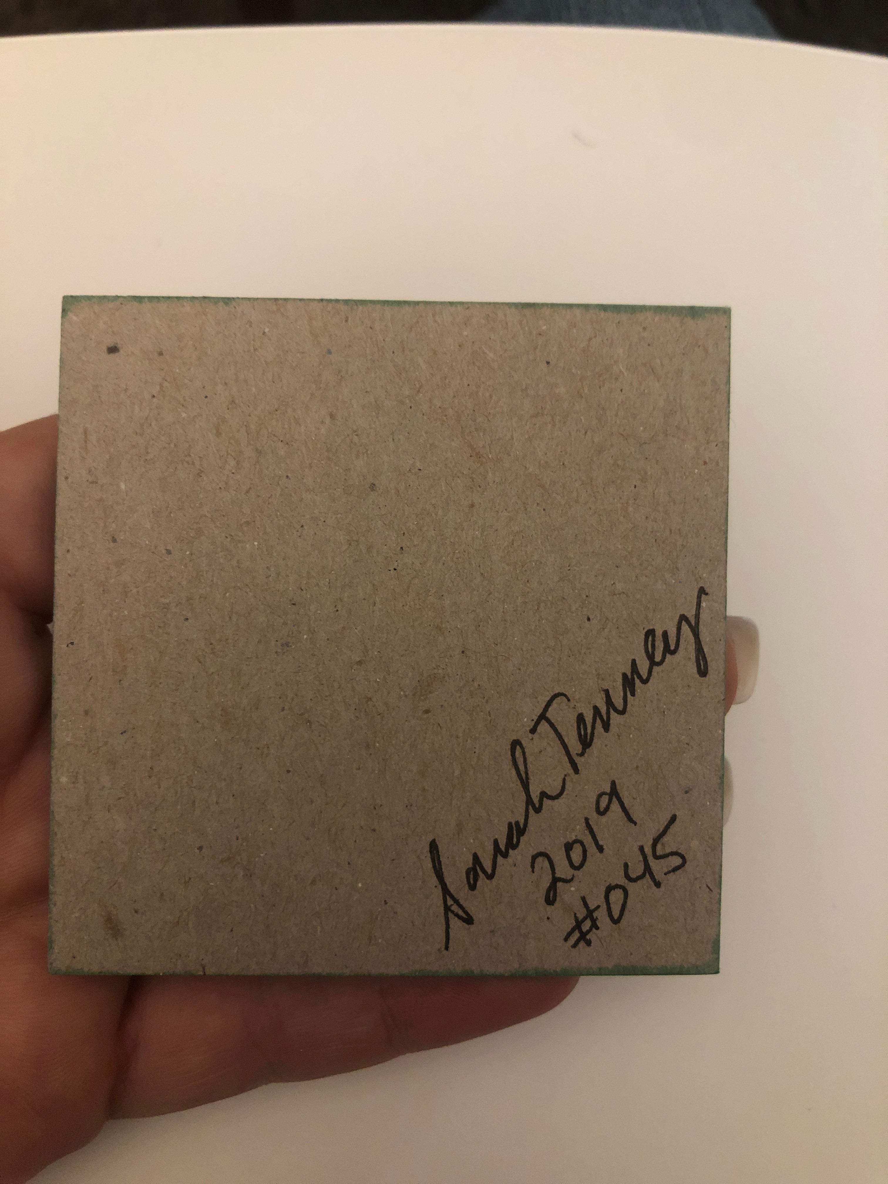 #045-Silver Stem Daisies in Green