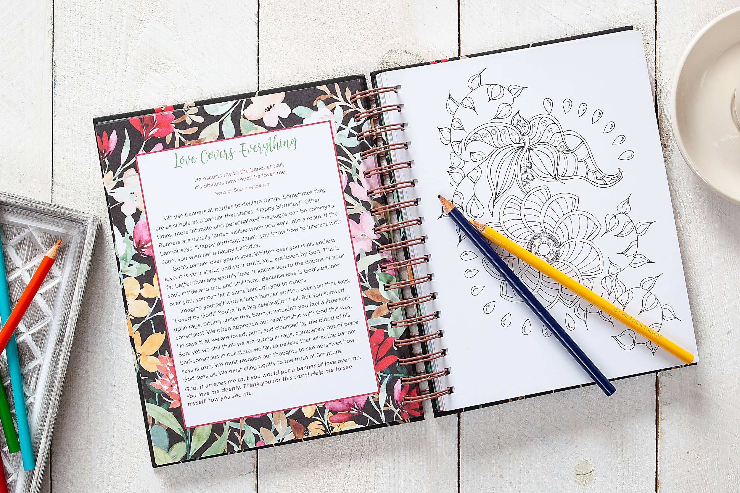Think on These Things (Devotional Coloring Book)