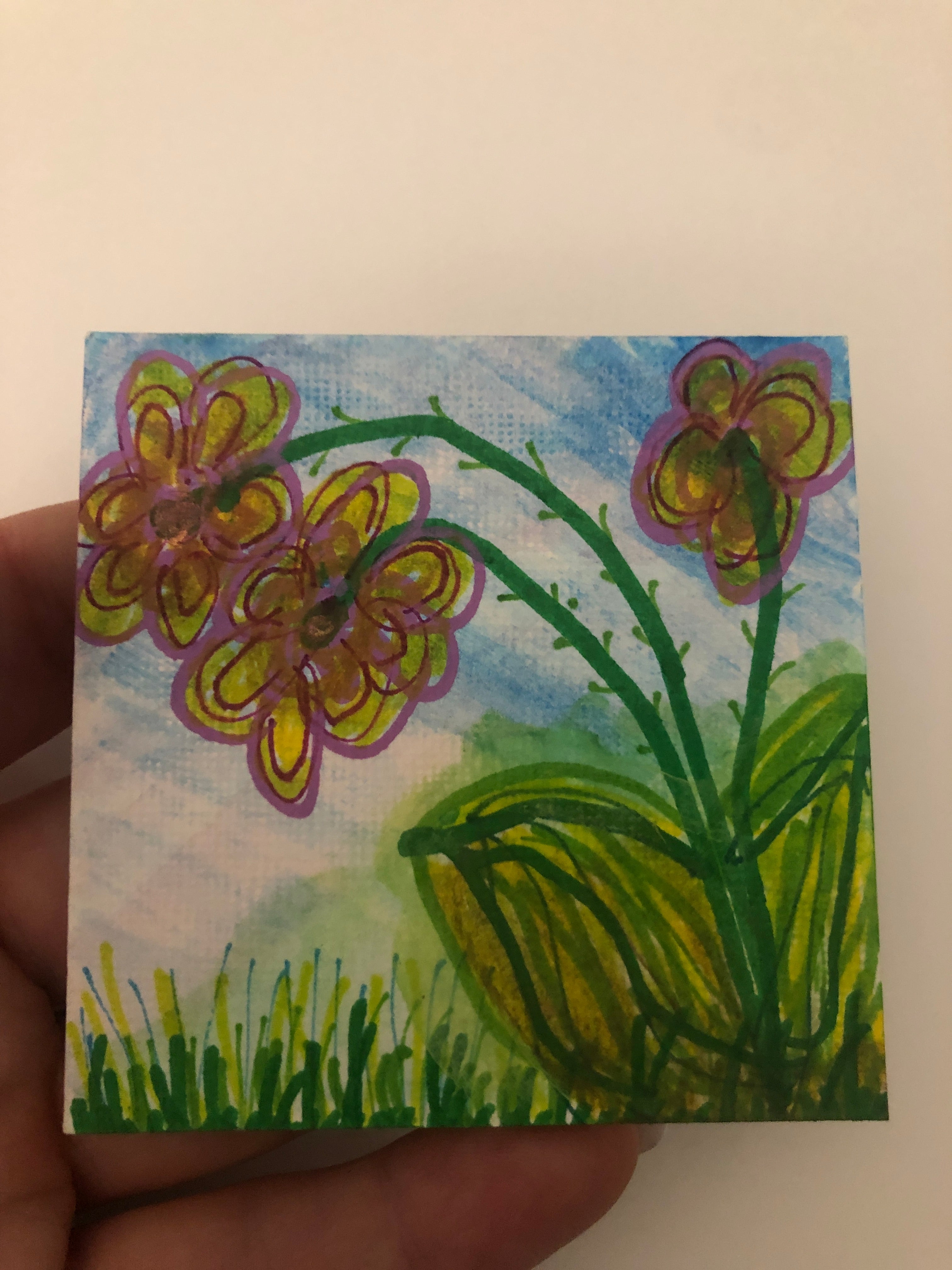 #030-Three Thorned Flowers