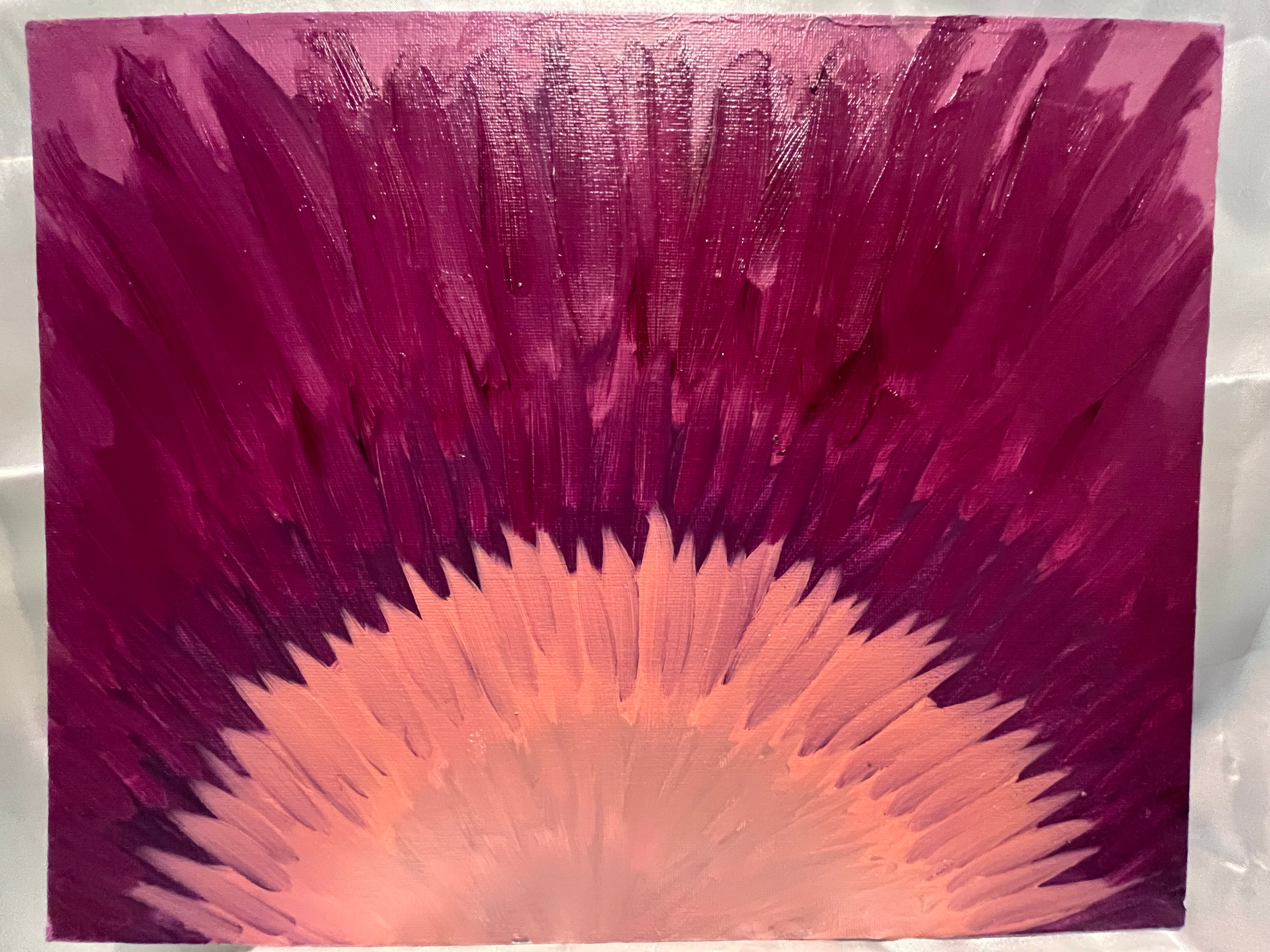 #315- Magenta Pink Flower Spikes