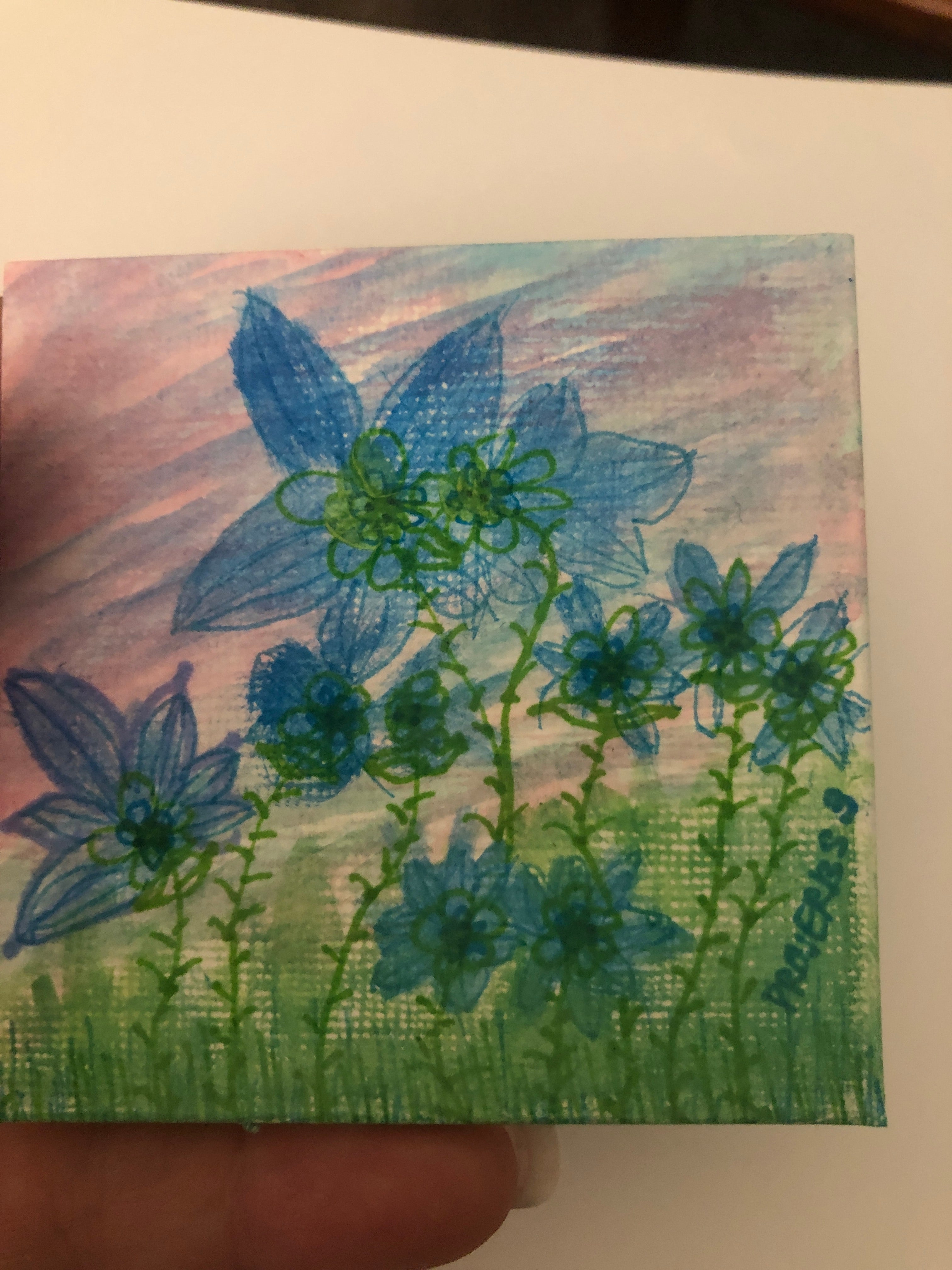 #029-Blue Flower Power
